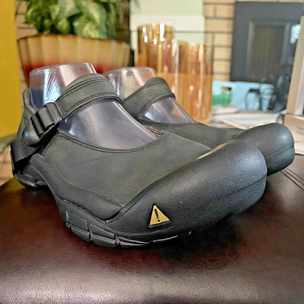 Keen Seattle Mary Jane Shoes Women Size 9 Black Sandals Closed Toe Hiking